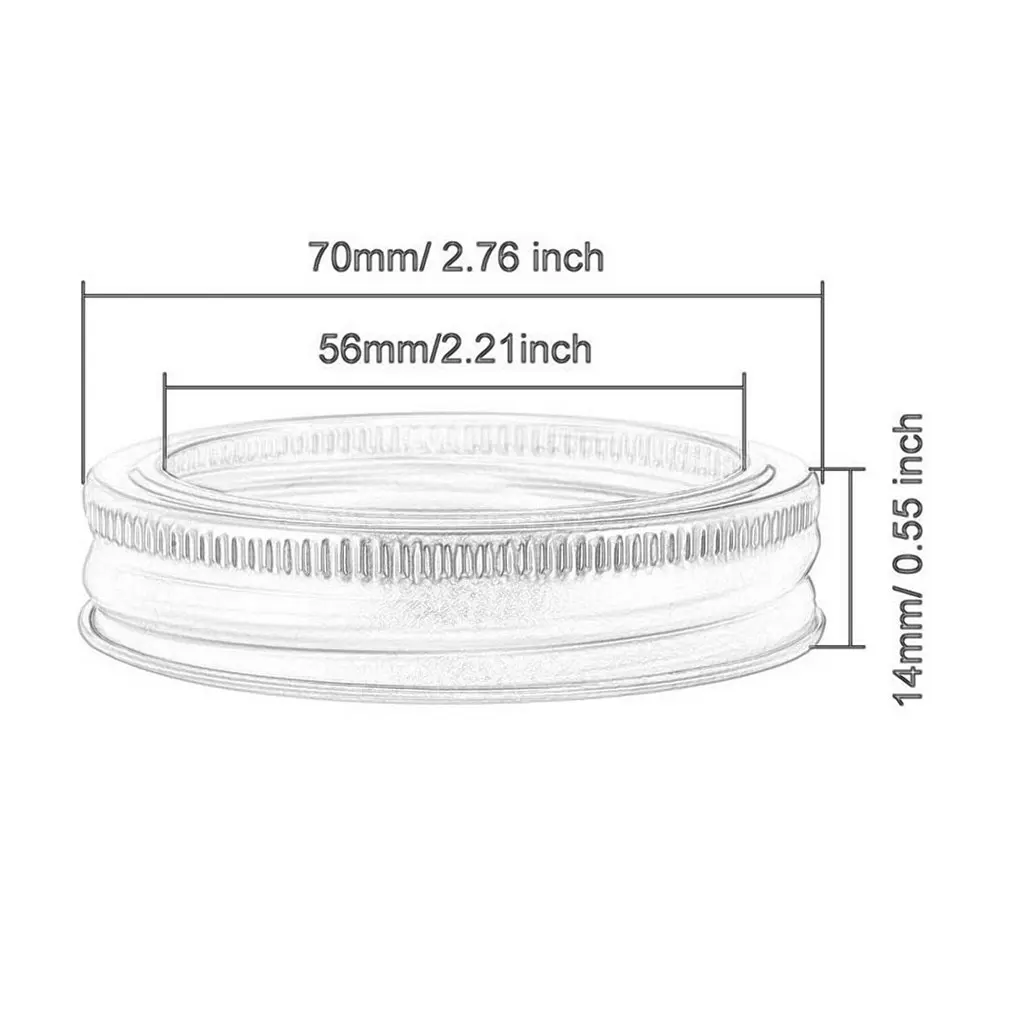 

70Mm Mason Jar Lids Tinplate Cup Lid for Regular Mouth Mason Cannings Leakproof Storage Bottle Caps Cover