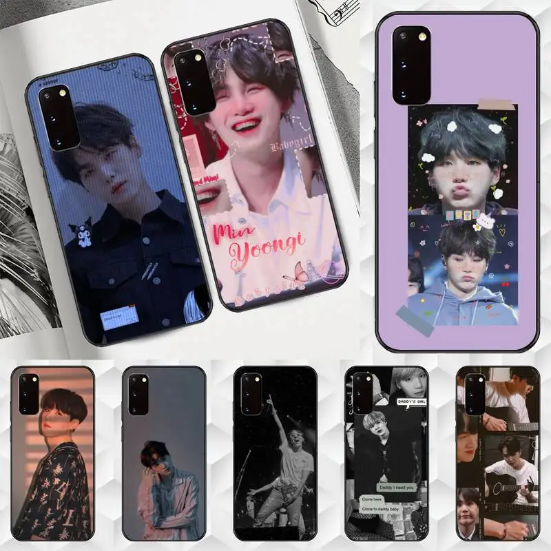 

Suga KPop Min Yoongi Phone Case For Huawei P40 P30 P20 P10 P9 P8 lite pro Smart soft Cover Fundas