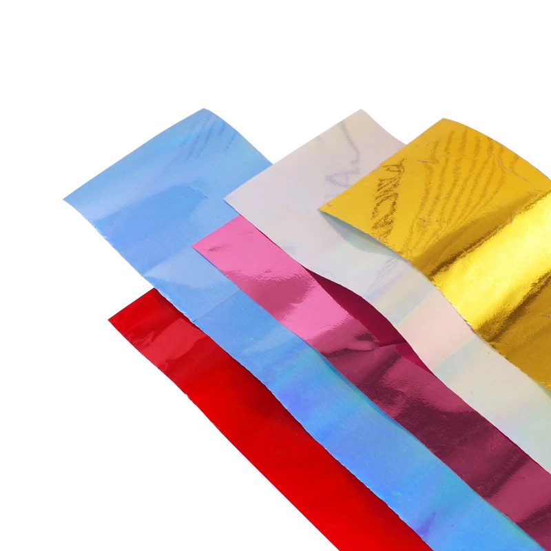 Модная Фольга для перевода на Ногти украшения золотые и серебряные Простые