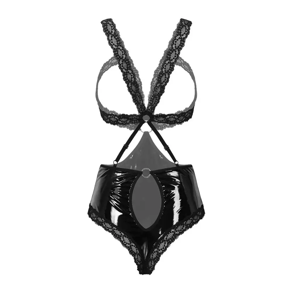 Женское сексуальное нижнее белье комбинация с цветочным кружевом боди из
