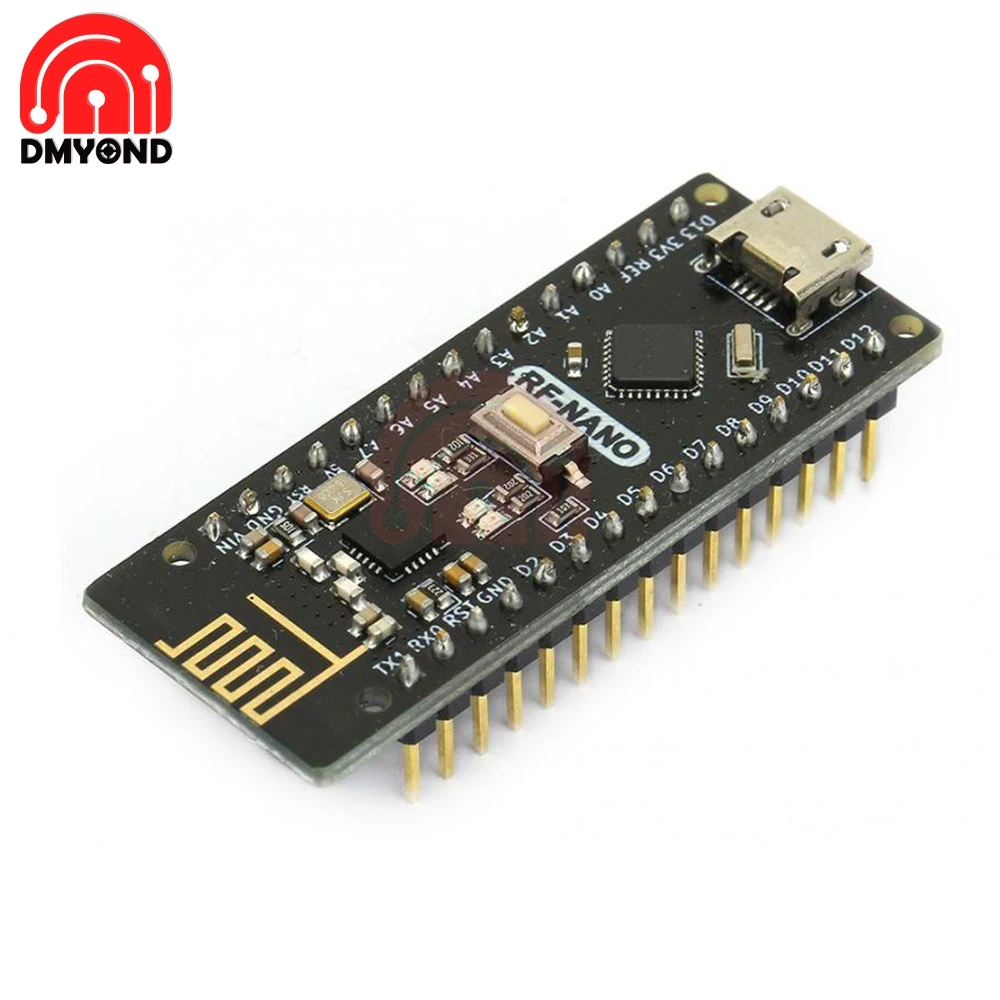 Nano V3.0 CH340G NRF24l01 Беспроводная плата разработки Micro USB интегрированная беспроводная