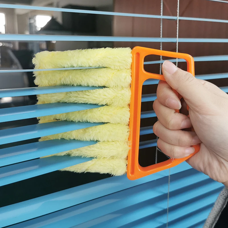 

Microfiber Window Cleaning Brush Blinds Brush Air Conditioner Duster Cleaner With Washable Venetian Blind Blade Cleaning Cloth