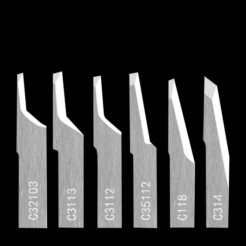 10PCS EMMA Tungsten Steel Vibrating Knife Oscillating Blade CNC Digital Cutter Leather Foam C118 C314 C3112 C3113 C3512 C32103