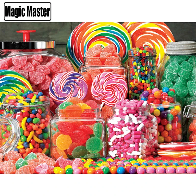 5D DIY Алмазная картина полный квадратный/круглый дрель &quotДесерт конфеты&quot