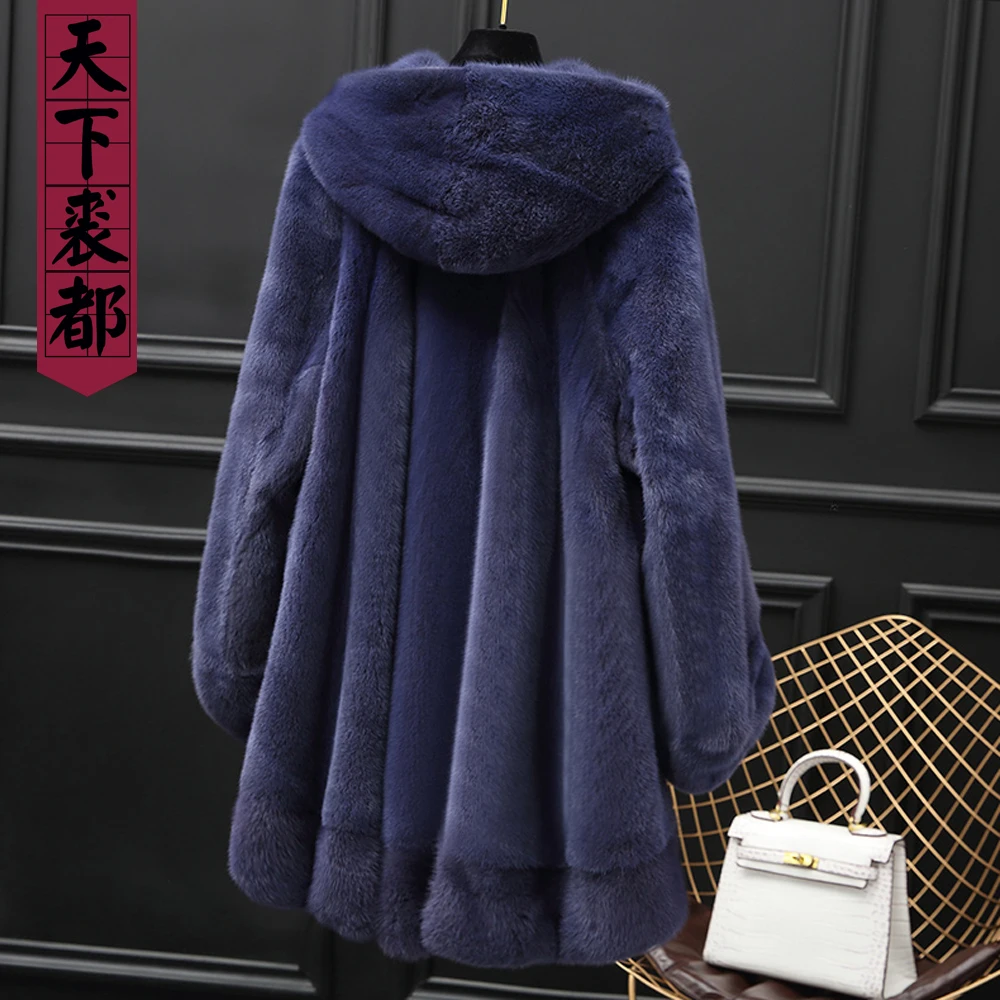 Новинка 2019 брендовые Элегантные женские пальто из цельного натурального меха