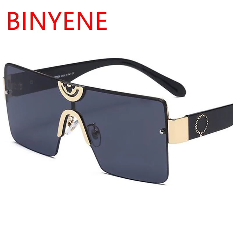 Солнцезащитные очки с градиентом для мужчин и женщин квадратные большого