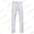 Gwenhwyfar, белые одноцветные штаны, мужские повседневные эластичные длинные брюки, мужские хлопковые прямые рабочие брюки, мужские осенние большие размеры