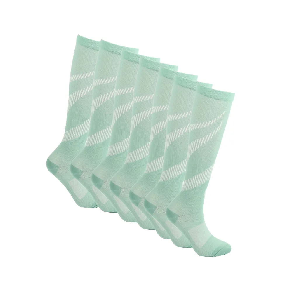 New pressure socks for cycling and running outdoor long compression socks for  women 7 pairs