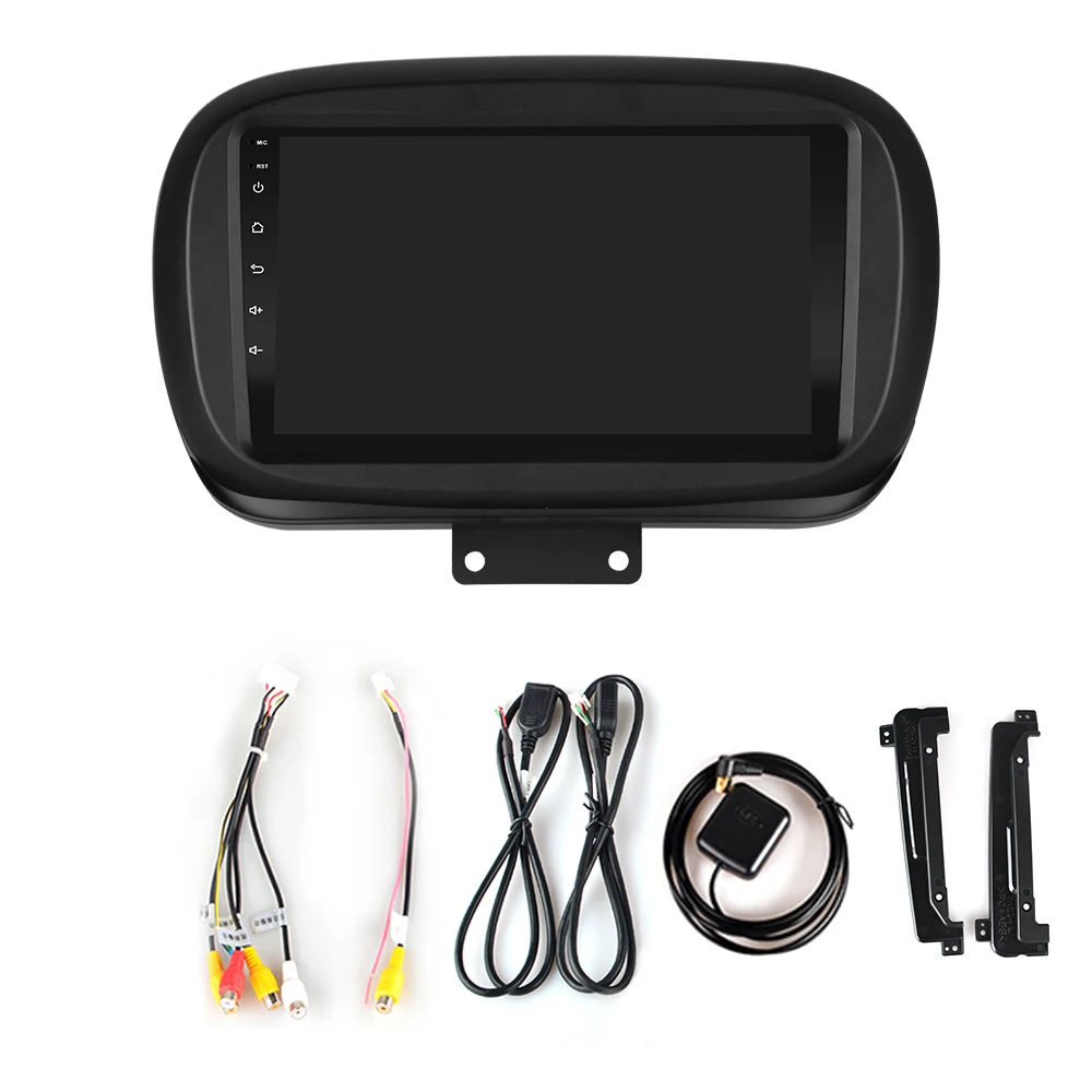 Автомагнитола 2 din 9 дюймов Android 10 для Fiat 500X android 2014 2015 2016 2017 2018 2019 автомобильный