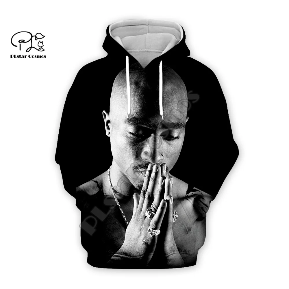 

PLstar Cosmos NewFashion Tupac 2Pac художественный рэпер певец хип-хоп спортивный костюм 3DPrint для мужчин/женщин Мужская Уличная Одежда Harajuku Смешные Толстов...