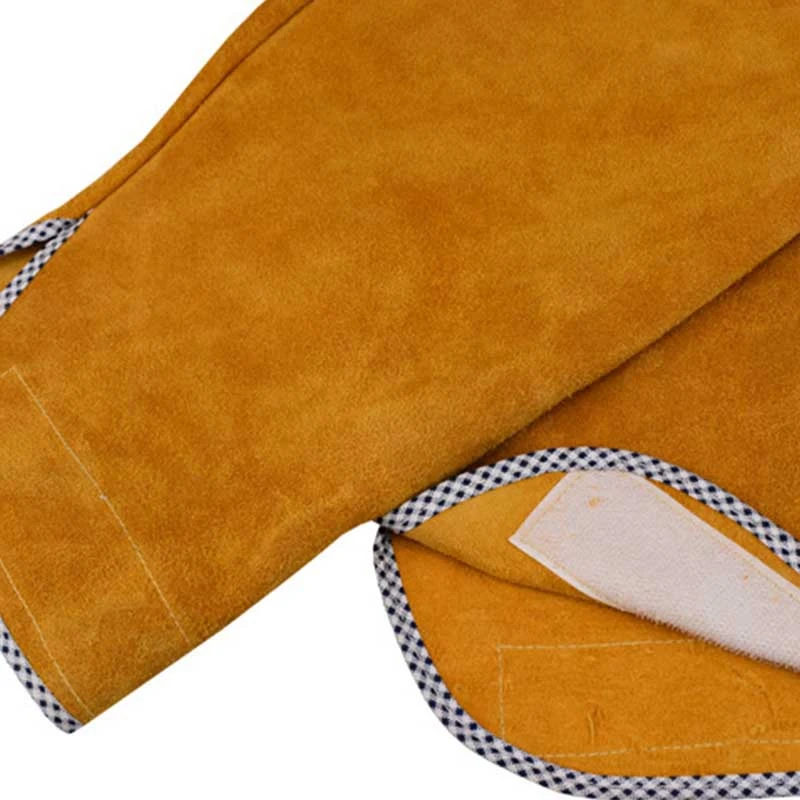 

HOT-Cow Split Leather Welding Protective Clothing Apparel Welder Safety Jacket Durability Heat and Fire Resistant Safety Clothin