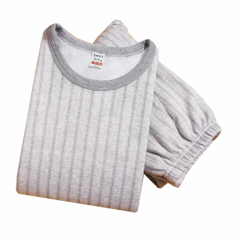 2019 зимнее термобелье для мужчин кальсоны Мужские Термо-рубашки + штаны набор