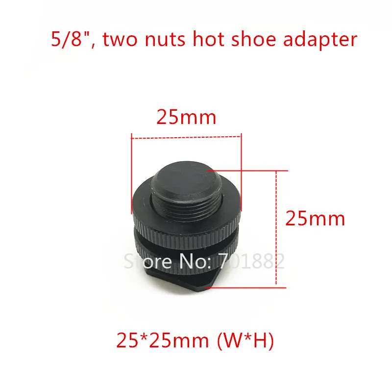 Jadkinsta Camera Flash Light Hot Shoe Stand Adapter With 1/4"-20 3/8" Tripod Screw Mount for canon nikon camera Speedlite |
