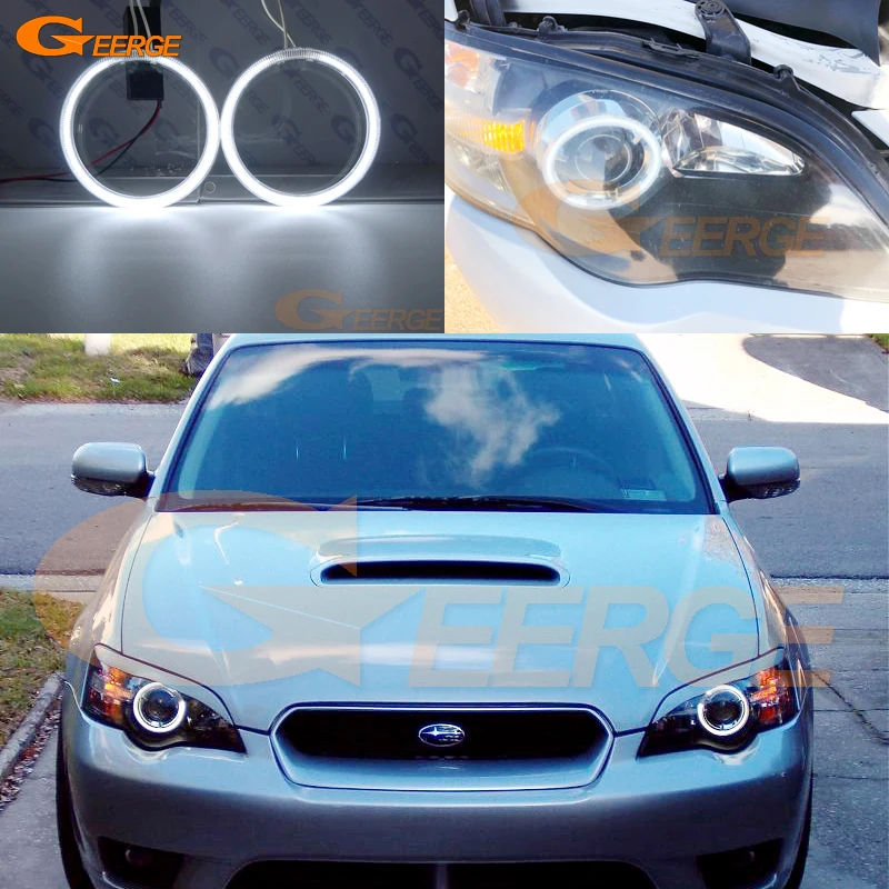 For Subaru Legacy B4 Liberty IV 2004 2005 2006 Excellent Ultra bright CCFL Angel Eyes Halo Rings kit Day Light car Accessories
