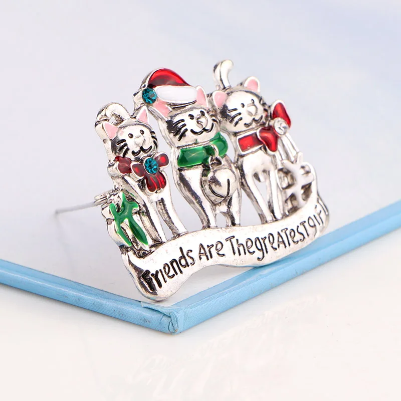 Броши TODOX Новая Модная бижутерия булавки в виде мультяшного милого кота