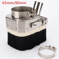 1pc dust shoe cover cleaner double door 65mm80mm spindle dust cnc router engraving machine woodworking tools dust