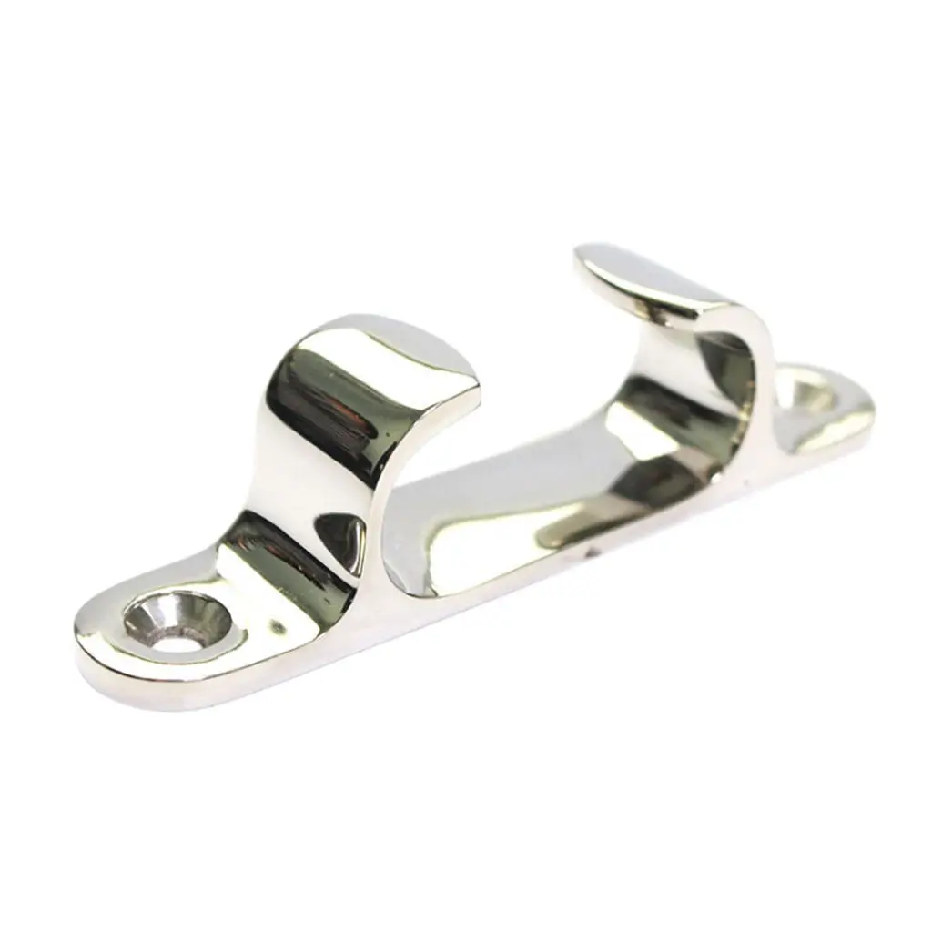 

Stainless Steel 5" 125mm Boat Cleat Line Straight Bow Chock Boat Marine