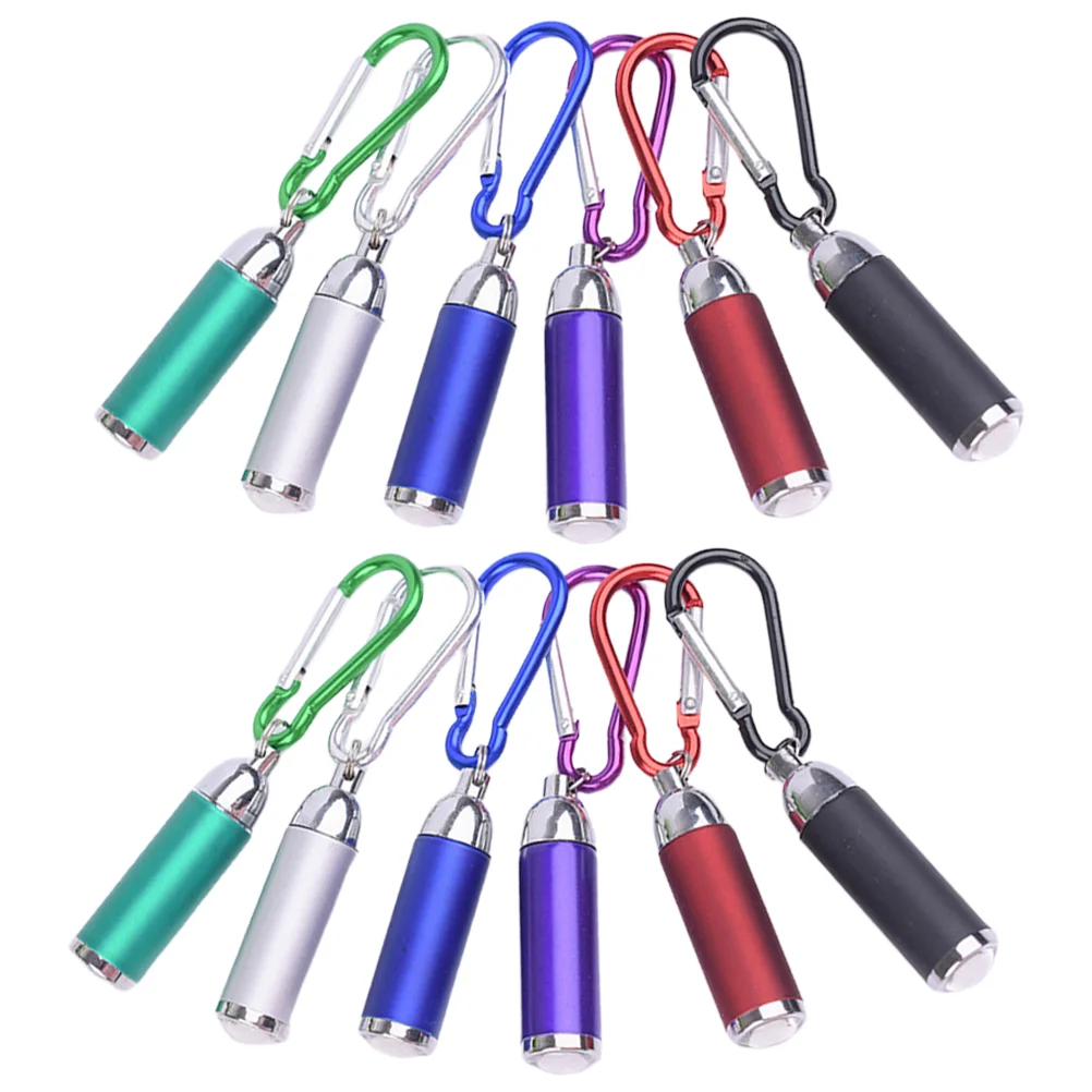 

Фонарик для кемпинга на открытом воздухе, фонарик для скалолазания, маленький фонарик для дома и улицы, 12 шт.