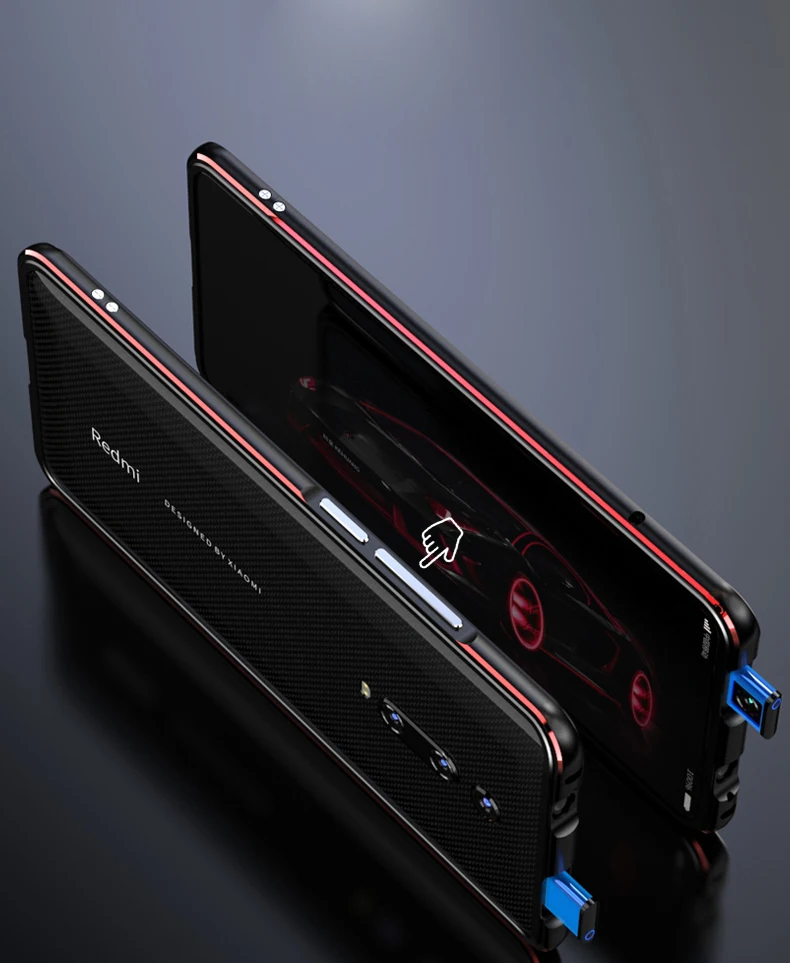 Роскошный металлический бампер чехол для телефона Xiaomi Redmi K20 K20 Pro алюминиевая рамка 3D защитный чехол для Xiaomi 8 6 чехол противоударный