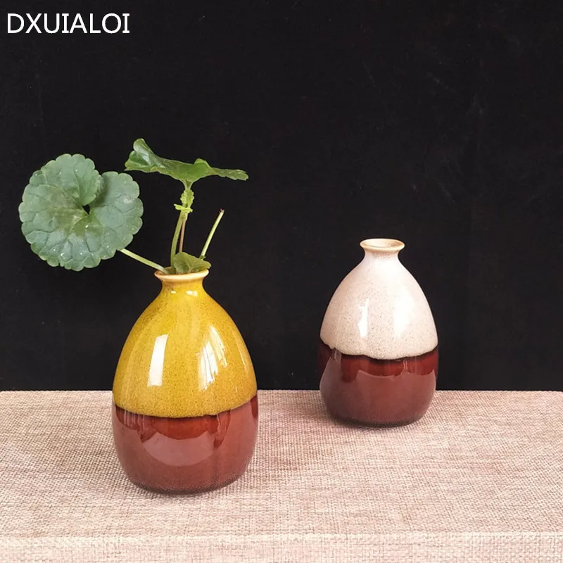 Керамическая ваза Креативные аксессуары настольное украшение простая мини-ваза