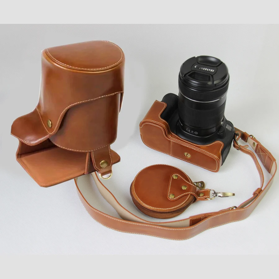 Из искусственной кожи чехол Камера сумка для цифровой однообъективной