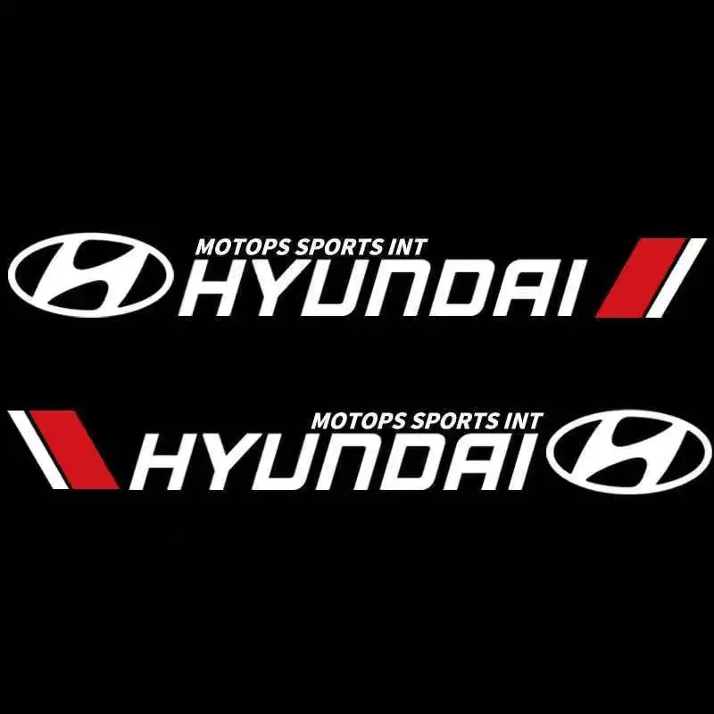 

2Pcs Car Styling Door Side Stripes Skirt Sticker Decal Accessories For Hyundai Accent Azera Elantra GDI Genesis I10 I20 I30 I40