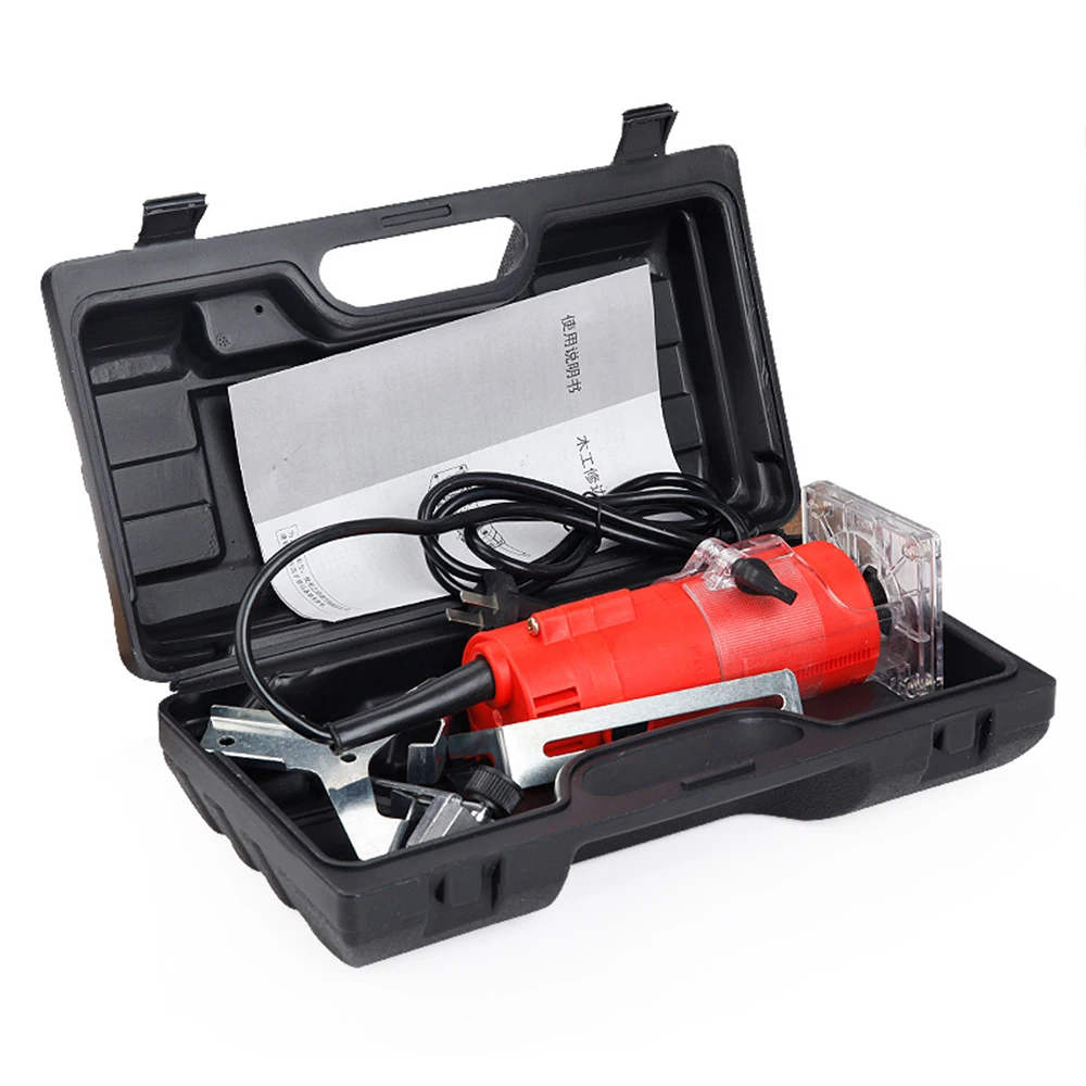 

650W Woodworking Electric Trimmer Wood Milling Engraving Slotting Trimming Machine Hand Carving Wood Router EU/US/UK/AU Plug
