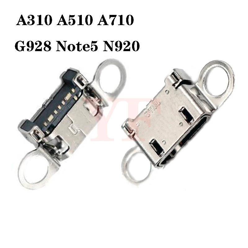 10 шт./лот USB зарядный порт док разъем для Samsung A310 A510 A710 S6 edge G928 Note5 N920 Micro|Шлейфы