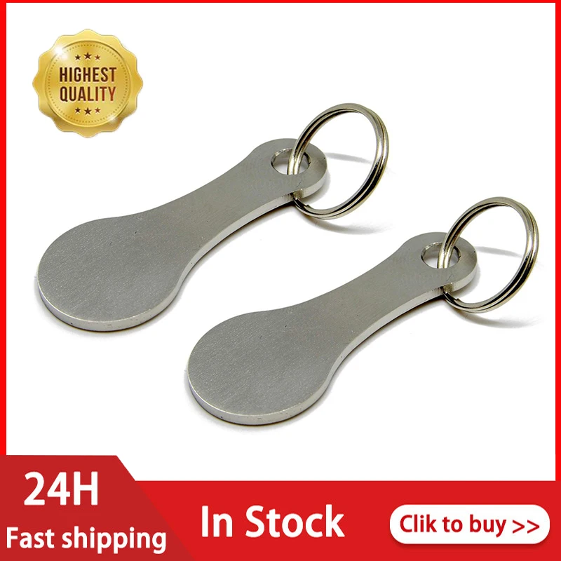 

2 упаковки персонализированных жетонов, брелок для ключей, корзина для покупок, подключаемый дизайн, высокое качество, брелок для ключей для...