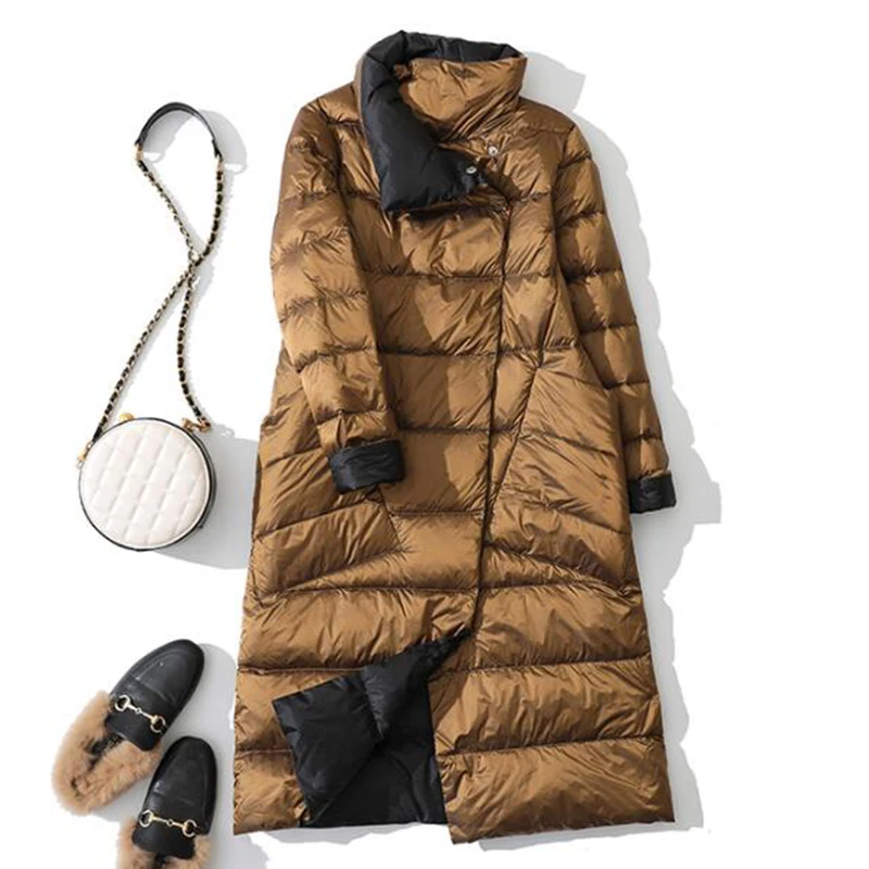 Пуховик женский зимний, ульсветильник, тонкий, с карманами, ED1165 от AliExpress RU&CIS NEW