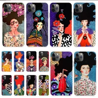colorful series of personality illustrations phone cases for apple iphone 11 11pro 5 5s 2020 se 6 7 8 6s plus x xr xs max cover