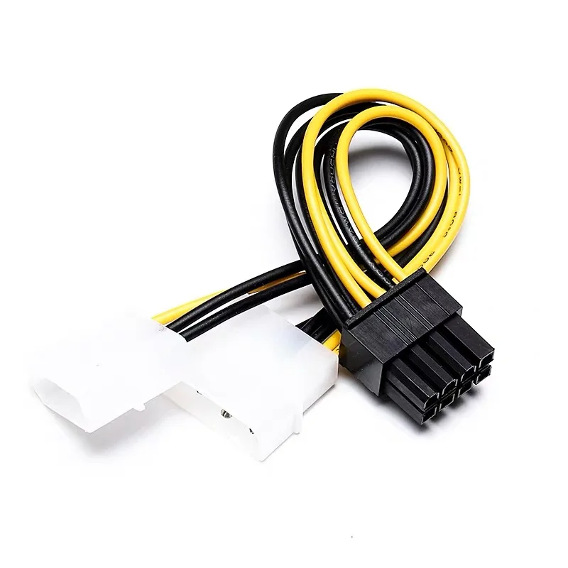 

wholesale IDE Dual 4pin Male to 6pin/8pin Female Graphics Card PCIe PCI-e PCI Adapter Power Supply Extension Conversion cable