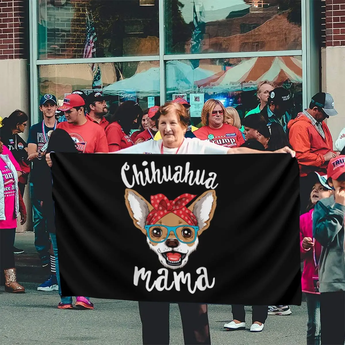 Хороший Щенок Чихуахуа мама Собака Мама влюбленный подарок любой логотип