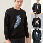 Толстовки, свитшоты для мужчин, одежда, мужская Толстовка, пуловер, толстовка в стиле Харадзюку, Мужской Топ с длинным рукавом, рубашка, одежда для подростков