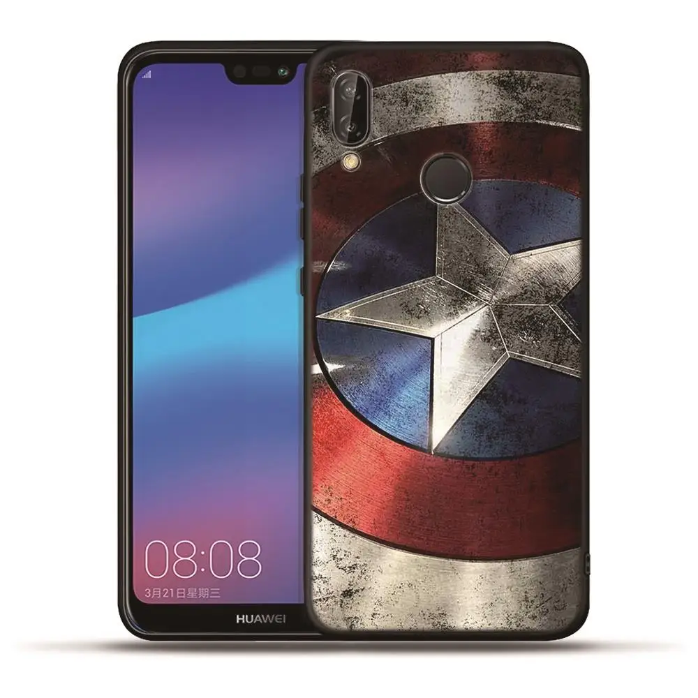 Классный с принтами "Marvel", "Мстители", Groot для huawei P20 P30 Коврики 10 20 Honor 8X 8C 8 9 10 20 Lite 7A Pro вид V20 чехол Чехол-футляр