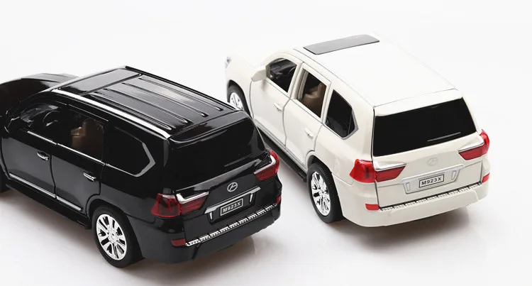 Высокое качество 1:24 LX570 сплав модель автомобиля известный автомобиль длина 20 см W/6 дверей открыть отлично для света/звук дизайн детские игрушки
