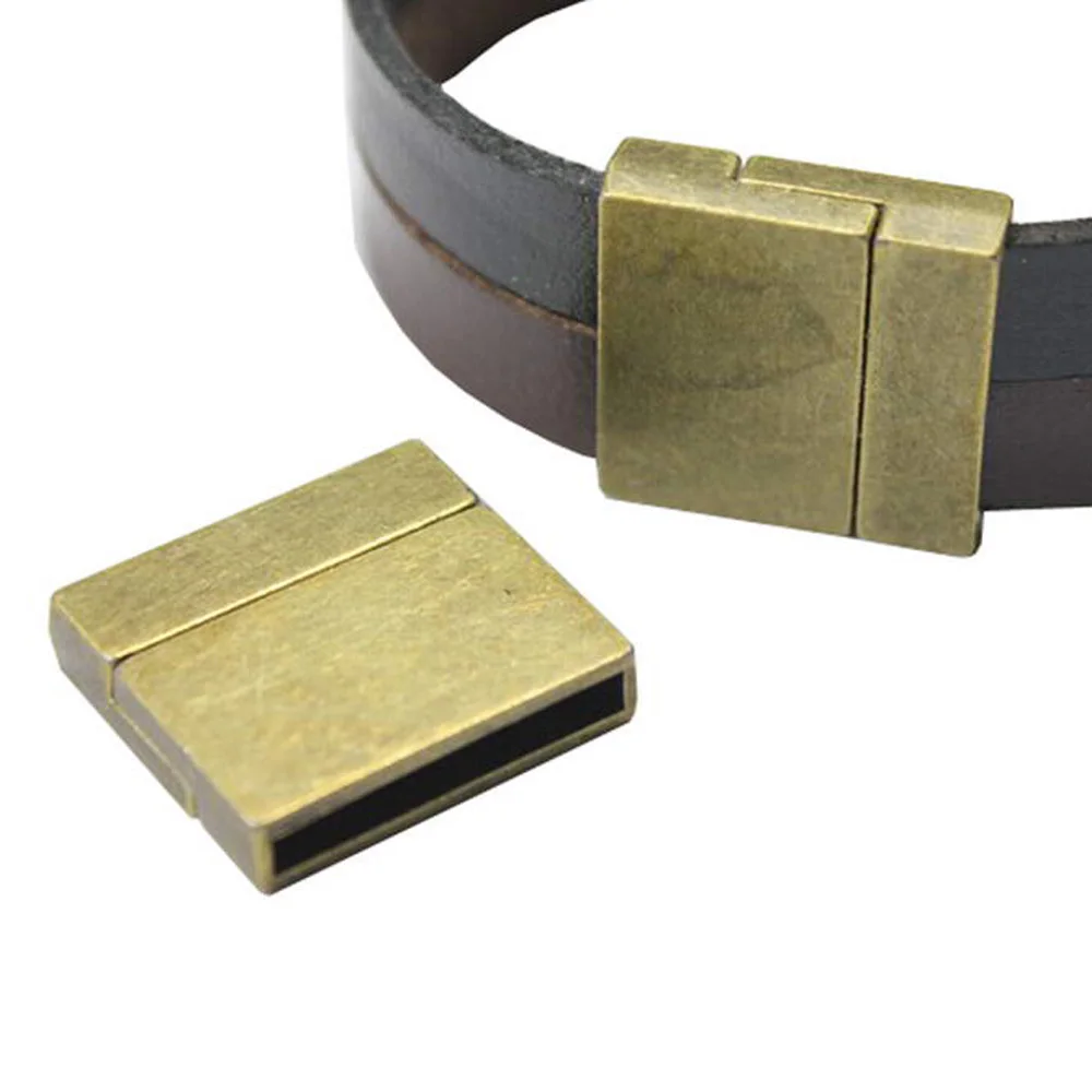 

Aaazee 3 набора 22 мм x 3 мм отверстие плоская магнитная застежка, античная бронза