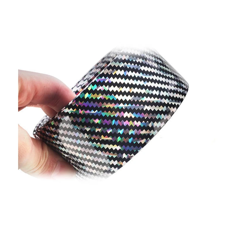 Наклейки для стайлинга автомобилей 5D углеродное волокно резиновый порог