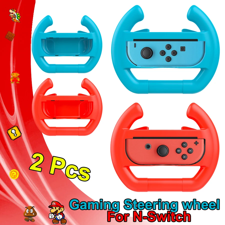 Рулевое колесо Nintendo Switch рулевое подставка Joycon Гоночное N игровой контроллер