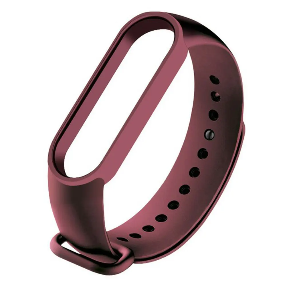 

wholsale Strap For Xmi Mi Band 5 Silicone Wristband Bracelet Replacement For Xmi Band 4 MiBand 5 Wrist Color TPU Strap