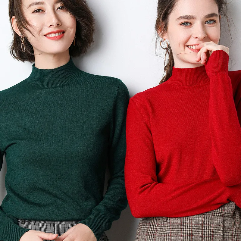 Женский офисный свитер женская одежда осень 2020 Повседневная водолазка корейский