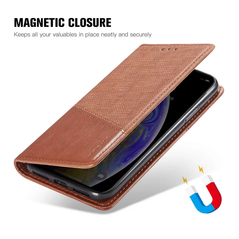 

Luxury Spliced Leather Magnetic Flip Cover For Samsung Galaxy A70 A70S A50 A50S A30 A30S A20 A10 A9 A8 A7 2018 Wallet Phone Case