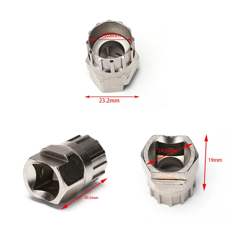 

12 Tanden Racefiets Fiets Vliegwiel Freewheel Cassette Remover Fietsen Mountainbike Mtb Dopsleutel Reparatie Tool Onderhoud