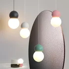 Nordic Led стеклянный шар, подвесной светильник, Современная прикроватная лампа, освещение для гостиницы, кухни, столовой, детской комнаты