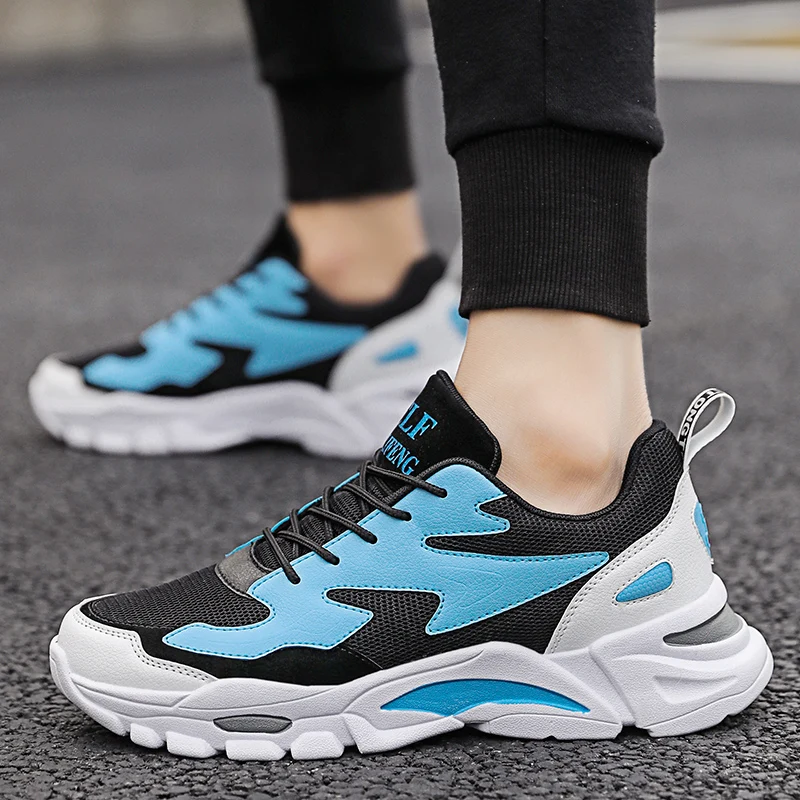 

Кроссовки унисекс на шнуровке для мужчин и женщин, модная легсветильник износостойкая обувь для улицы, большие размеры, осень