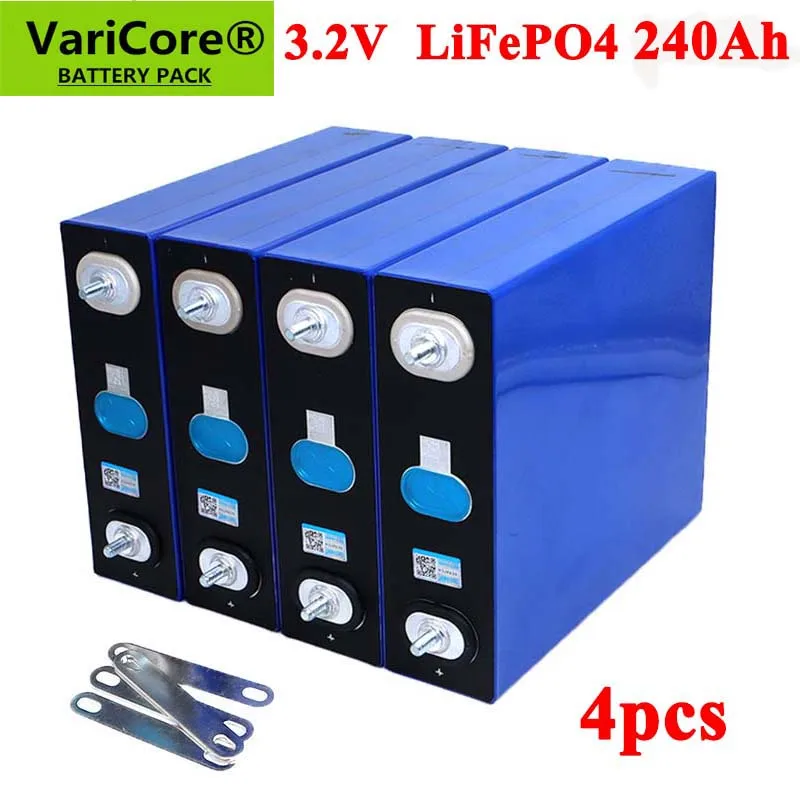 VariCore 4pcs 3.2v 310Ah 280Ah 240Ah 105Ah Lifepo4 Rechargeable Battery Lithium Iron Phosphate Solar Cell 12v 24v 36v Tax Free |