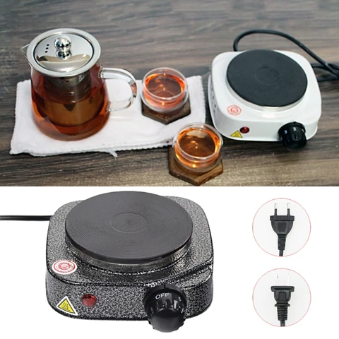Электрическая плита, столешница с вилкой EU/US w/ручками 550W для приготовления пищи, электрические плиты, столешница для кухни, кемпинга, RV