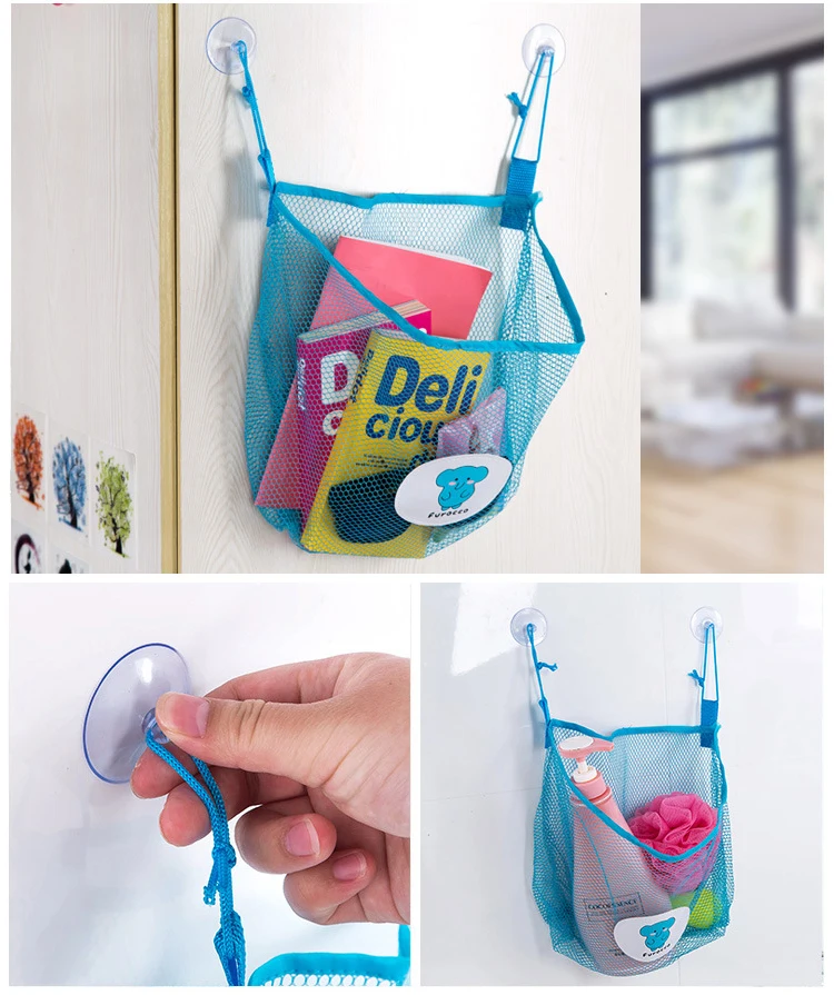 Прозрачный мультфильм ванная комната присоска Висячие всасывания хранения