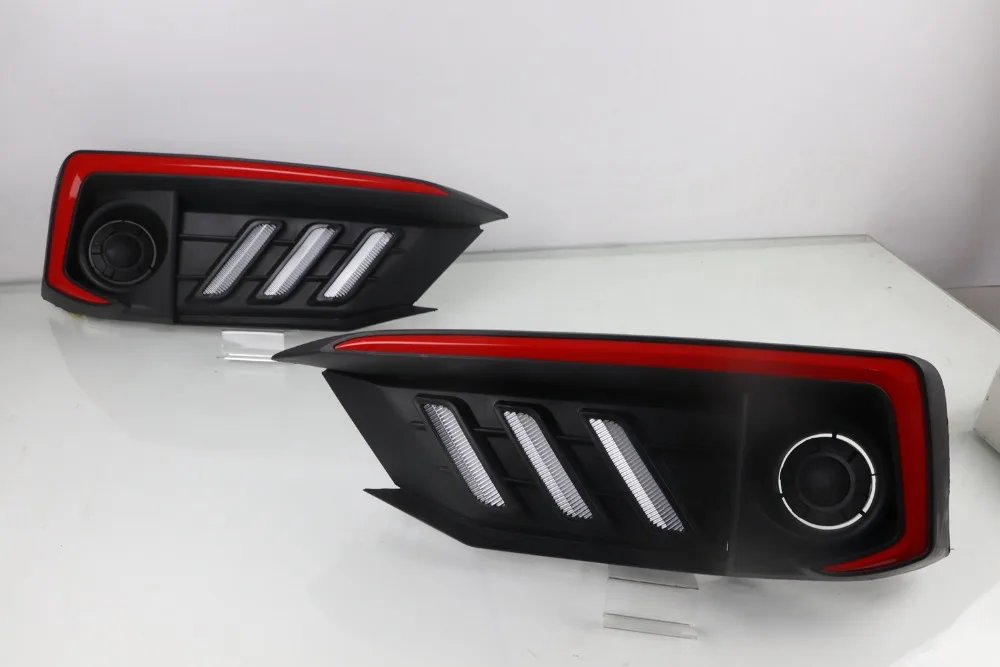 Год для Honda Civic Дневной светильник автомобильные аксессуары светодиодный DRL головной светильник для Civic противотуманный светильник