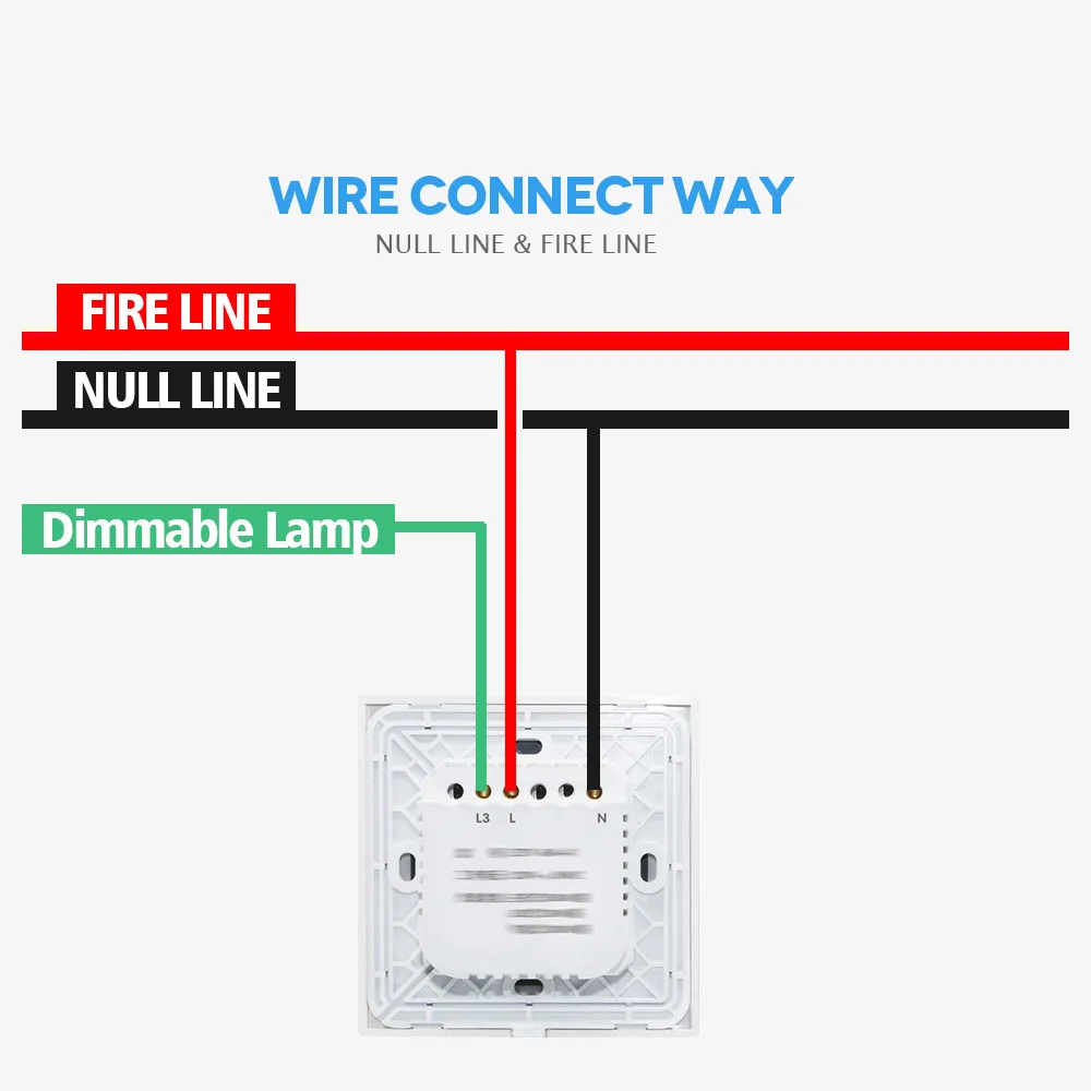 Новый ЕС Стандартный диммер светильник приложение Wi Fi для Управление сенсорный